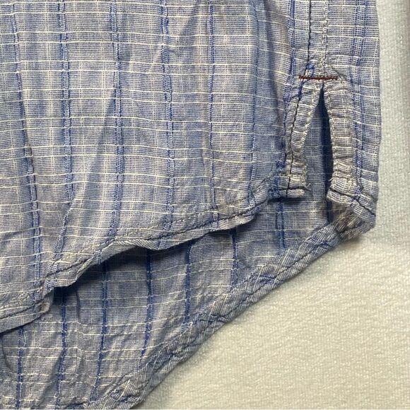 Carbon2Cobalt Blue Tone Long Sleeve Button Down Shirt Size Large - Picture 8 of 11